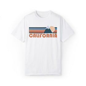 California Graphic Tee, Comfort Colors Retro Unisex T shirt, Mountain Adventure Shirt