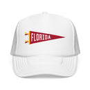 Florida Pennant Trucker Hat — Retro Flag Foam Cap-5
