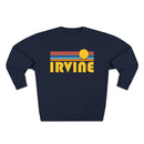 Premium Irvine, California Retro Sun Graphic Sweatshirt-6