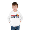 Stowe, Vermont Toddler Hoodie - Unisex Mountain Stowe Pullover Sweatshirt, Kids Hooded Jumper, Vermont Souvenir