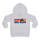 Ski Bum Toddler Hoodie - Unisex Mountain Pullover Sweatshirt, Kids Hooded Jumper, Ski Bum Souvenir-2