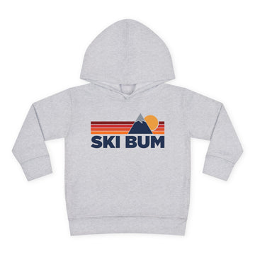 Ski Bum Toddler Hoodie - Unisex Mountain Pullover Sweatshirt, Kids Hooded Jumper, Ski Bum Souvenir - 0