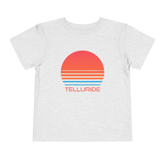Telluride, Colorado Toddler T-Shirt - Retro 80s Toddler Telluride Shirt