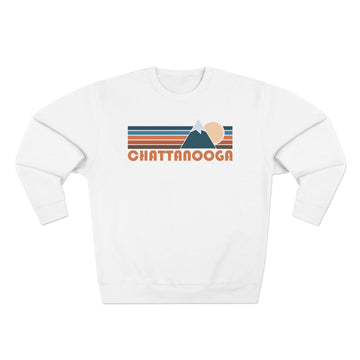 Buy white Premium Chattanooga, Tennessee Retro Mountain Graphic Sweatshirt