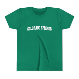 Colorado Springs, Colorado Youth Graphic Tee - Kids Colorado Springs T Shirt