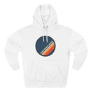 Premium Anna Maria Island, Florida Retro Circle Hoodie — Vintage 70s Striped Logo Pullover-2