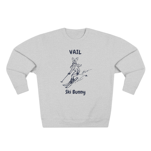 Premium Vail, Colorado Ski Bunny Sweatshirt