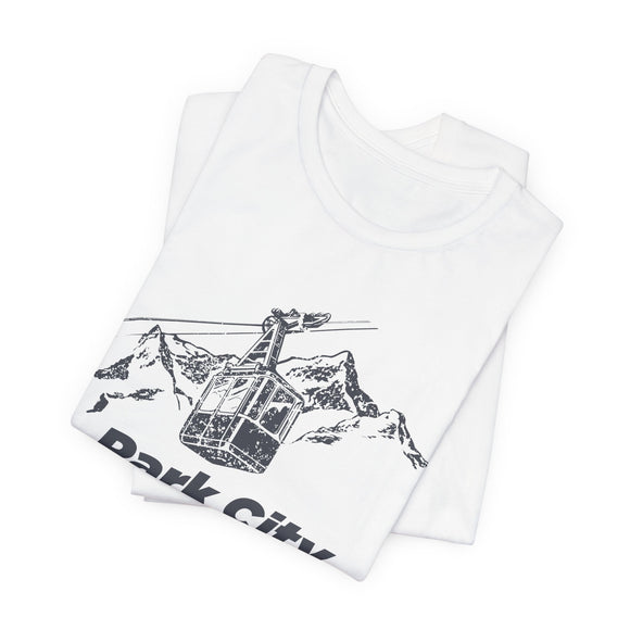 Park City Ski Lift T‑Shirt — Mountain Cable Car Graphic Tee