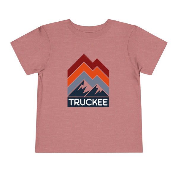 Truckee, California Toddler T-Shirt - Retro Palm Tree Toddler Truckee Shirt