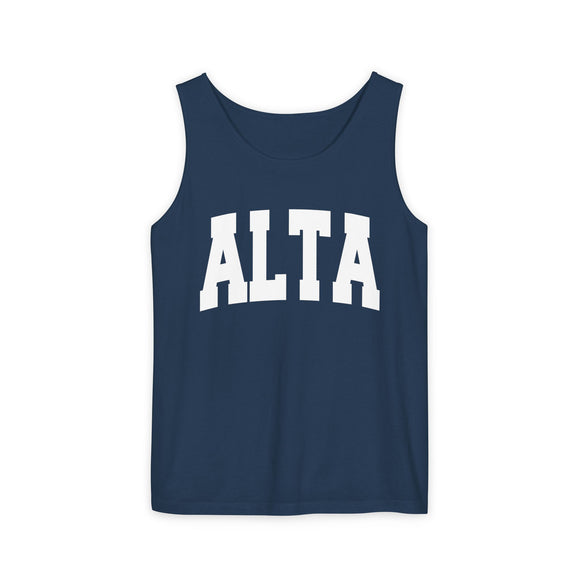Alta, Utah Tank Top Unisex | Comfort Colors - 100% Cotton