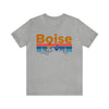 Boise, Idaho Shirt - Mountain Sunset Unisex Boise T-Shirt