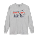 Park City, Utah Après-ski Long Sleeve Shirt - Mountain Retro Skiing-1