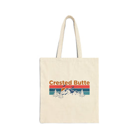 Crested Butte Tote Bag - Cotton Canvas Crested Butte Bag