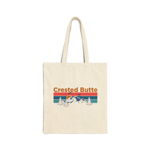Crested Butte Tote Bag - Cotton Canvas Crested Butte Bag