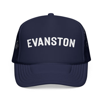 Evanston, Illinois Trucker Hat - Foam Evanston Cap