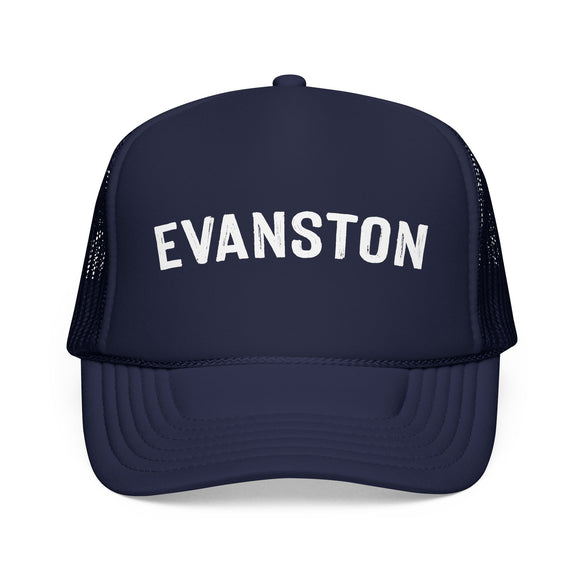 Evanston, Illinois Trucker Hat - Foam Evanston Cap