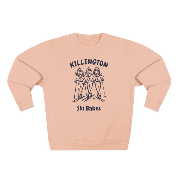 Premium Killington, Vermont Ski Babes Sweatshirt