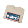 Denver, Colorado Sweatshirt - Mountain Graphic Crewneck