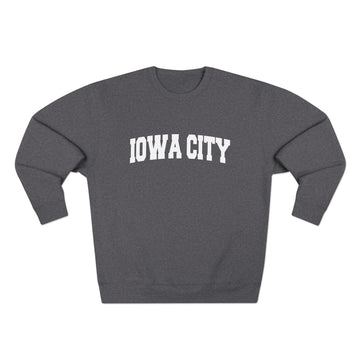 Premium Iowa City, Iowa Retro Graphic Sweatshirt