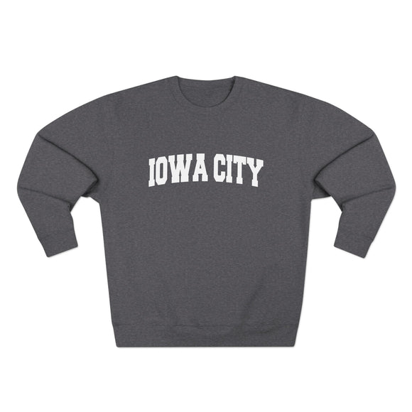 Premium Iowa City, Iowa Retro Graphic Sweatshirt