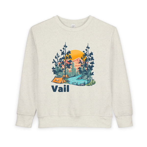 Vail, Colorado Toddler Sweatshirt - Vail Toddler Crewneck Sweatshirt