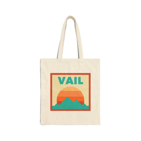 Vail, Colorado Tote Bag, Cotton Canvas Tote Bag, Reusable Shopping Bag, Eco-Friendly Tote, Vail, Colorado Gift