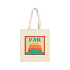 Vail, Colorado Tote Bag, Cotton Canvas Tote Bag, Reusable Shopping Bag, Eco-Friendly Tote, Vail, Colorado Gift