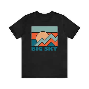 Buy black Big Sky, Montana T-Shirt - Retro Unisex Big Sky Shirt