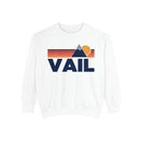 Vail, Colorado Mountain Stripes Sweatshirt | Comfort Colors - 100% Cotton-3
