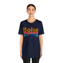 Boise, Idaho Shirt - Mountain Sunset Unisex Boise T-Shirt-89