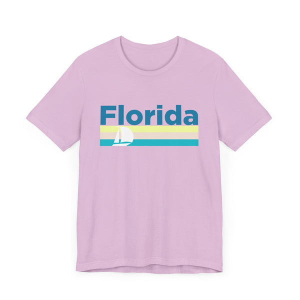 Florida T Shirt - Sailboat Graphic Florida Tee
