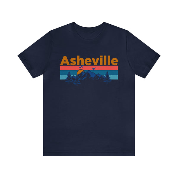 Asheville, North Carolina Shirt - Mountain Sunset Unisex Asheville T-Shirt