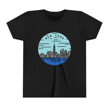 New York Youth T-Shirt - Unisex Kids New York Shirt - 0