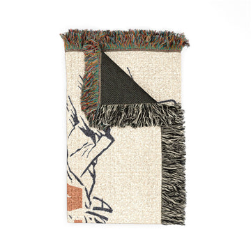 Alta, Utah Ski Town Throw Blanket | Mountain Woven Blanket - 0