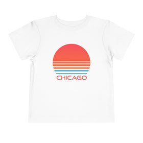 Chicago, Illinois Toddler T-Shirt - Retro 80s Toddler Chicago Shirt