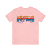 Jackson Hole, Wyoming Shirt - Mountain Sunset Unisex Jackson Hole T-Shirt