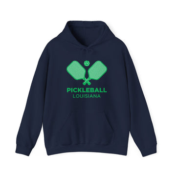 Buy navy Pickleball Louisiana Hoodie Sweatshirt - Unisex Heavy Blend Hoodie, Gift for Pickleball Players