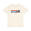 Wisconsin Dells T Shirt - Retro Jetski PWC Graphic Wisconsin Dells Tee