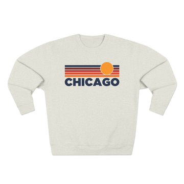 Premium Chicago, Illinois Sun Graphic Sweatshirt