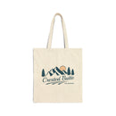 Crested Butte, Colorado Cotton Canvas Tote Bag - 15" x 16"-1