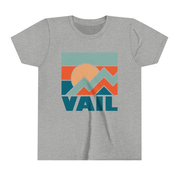 Buy athletic-heather Vail, Colorado Youth T-Shirt - Kids Vail Shirt