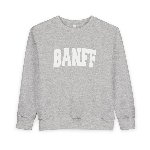 Banff, Canada Toddler Sweatshirt - Banff Toddler Crewneck Sweatshirt