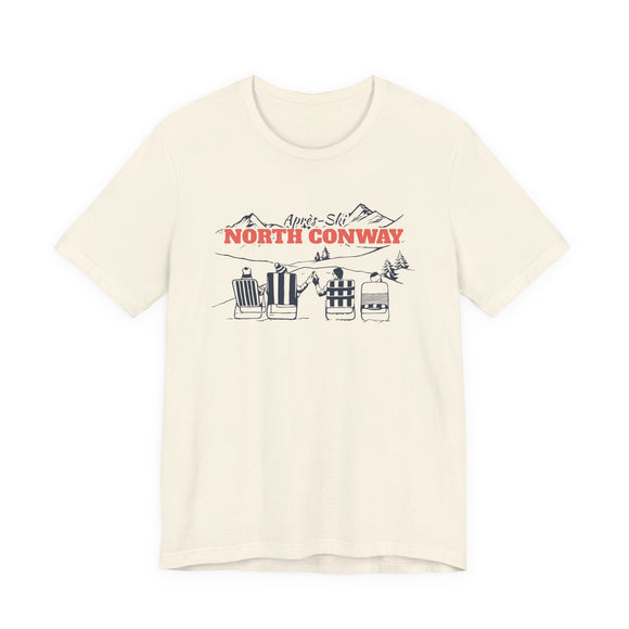 North Conway, New Hampshire Après-ski T-Shirt - Vintage Mountain Graphic Tee