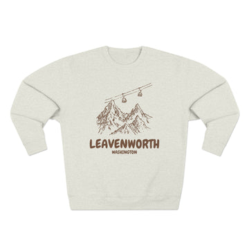 Premium Leavenworth, Washington Gondola Ski Mountain Sweatshirt