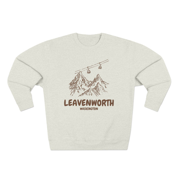 Premium Leavenworth, Washington Gondola Ski Mountain Sweatshirt