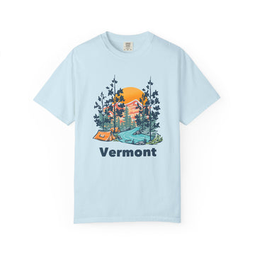 Buy chambray Vermont Graphic Tee, Comfort Colors Retro Unisex T shirt