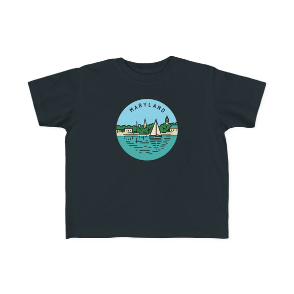 Maryland Toddler T-Shirt - Unisex Toddler Maryland Shirt