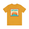 Retro Utah T-Shirt, Mountain Sun Tee, Unisex Graphic Shirt, Vintage Utah Top, Outdoor Adventure Clothing