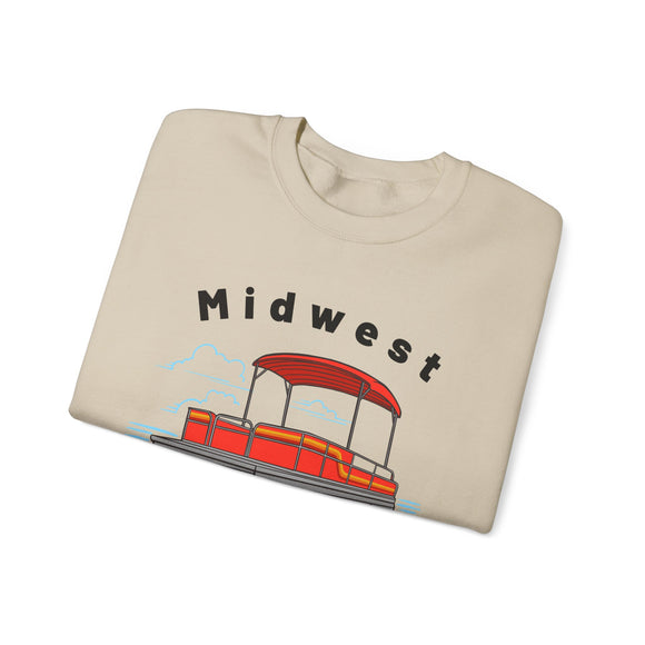 Midwest Sweatshirt - Pontoon Boat Sweatshirt