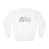 Asheville, North Carolina Youth Sweatshirt - Unisex Kid's Asheville Crewneck Sweatshirt